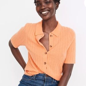 Madewell Cashmere Polo Cardigan